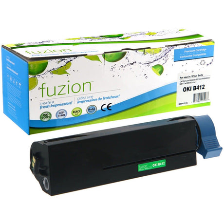 fuzion High Yield LED Toner Cartridge - Alternative for Okidata B432 - Black - 1 Each