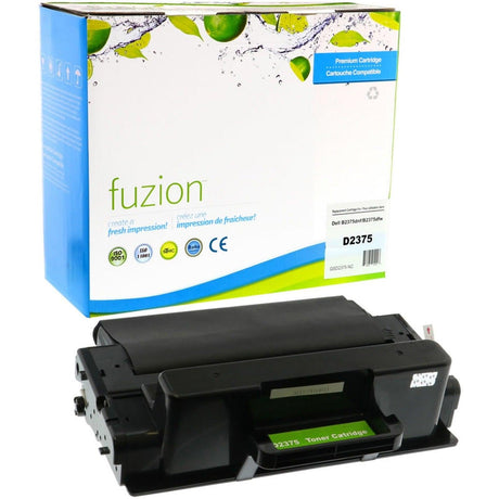 fuzion High Yield Laser Toner Cartridge - Alternative for Dell - Black - 1 Each