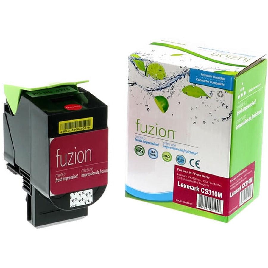 Fuzion High Yield Laser Toner Cartridge - Alternative for Lexmark 701HM - Magenta - 1 Each