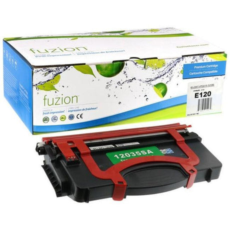 Fuzion Laser Toner Cartridge - Alternative for Lexmark 12015SA - Black - 1 Each