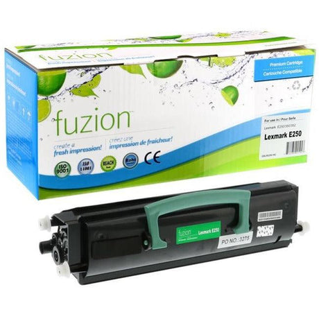 Fuzion Laser Toner Cartridge - Alternative for Lexmark E250A21A - Black - 1 Each