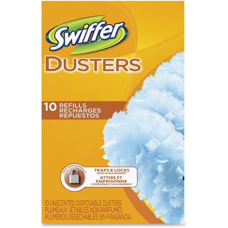 Swiffer Dusters Cleaner Refills Unscented - Unscented, Heavy Duty - Fiber - 10 / Box