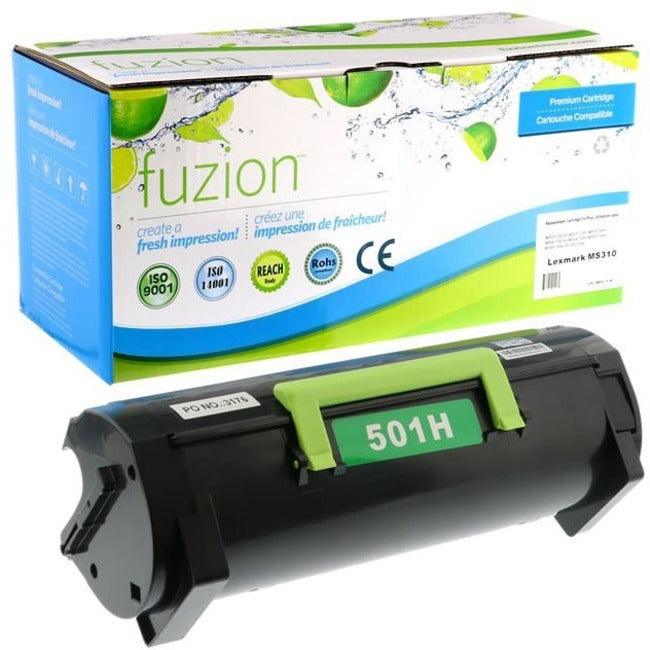 Fuzion Laser Toner Cartridge - Alternative for Lexmark 50F1H00 - Black - 1 Each - 5000 Pages